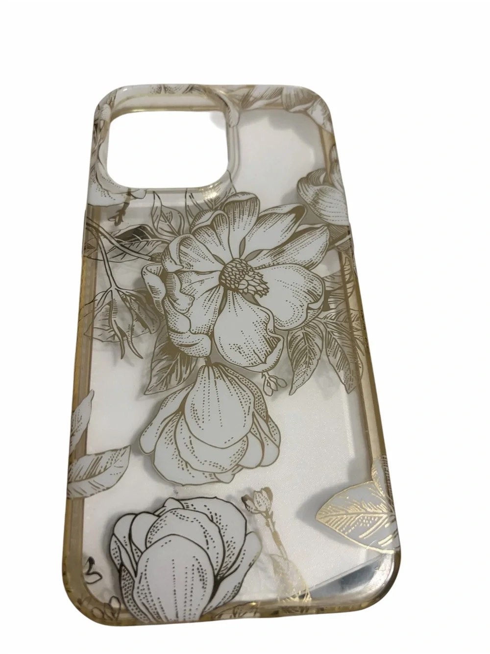 Clear Floral Case for iPhone 14 Pro Max